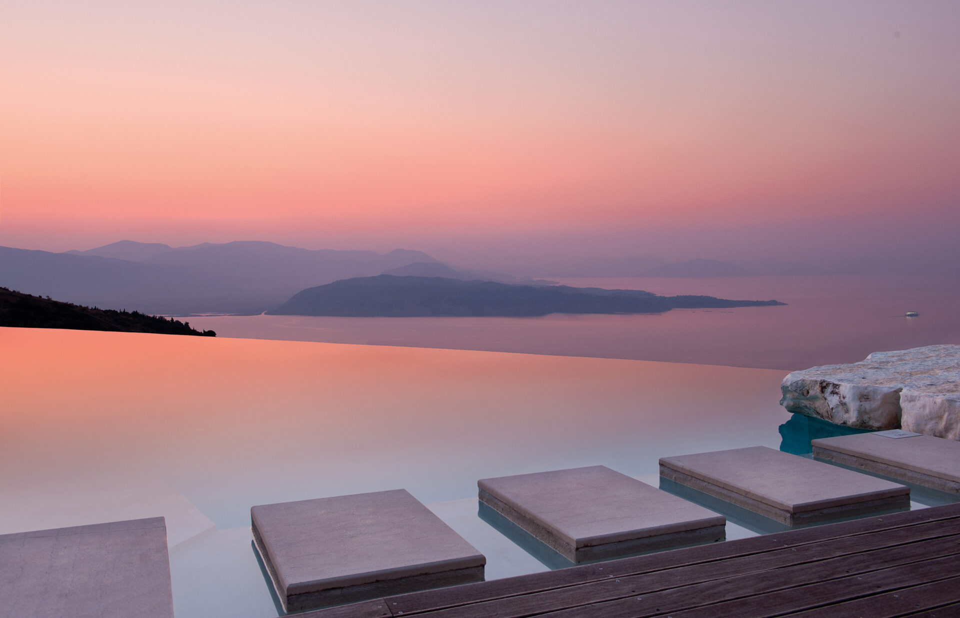 View from the Pool of the Rou Estate