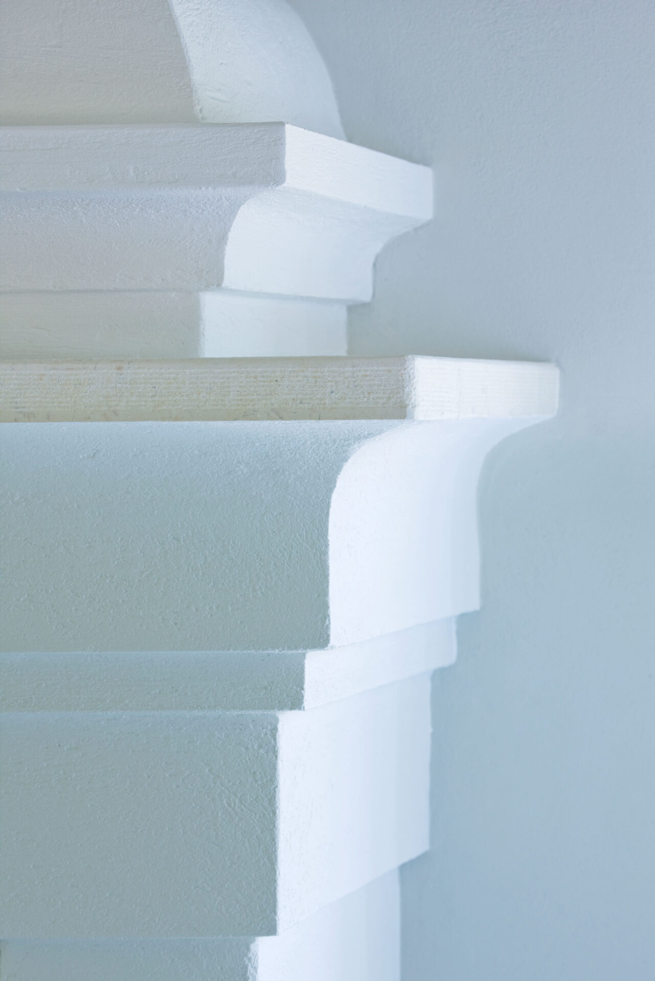 The Rou Estate, Corfu, campanula fireplace